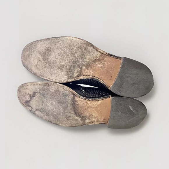 Allen Edmonds Hampstead Men’s Black Woven Wingtip Oxford Shoes Size 12B - 1908 - Picture 8 of 8